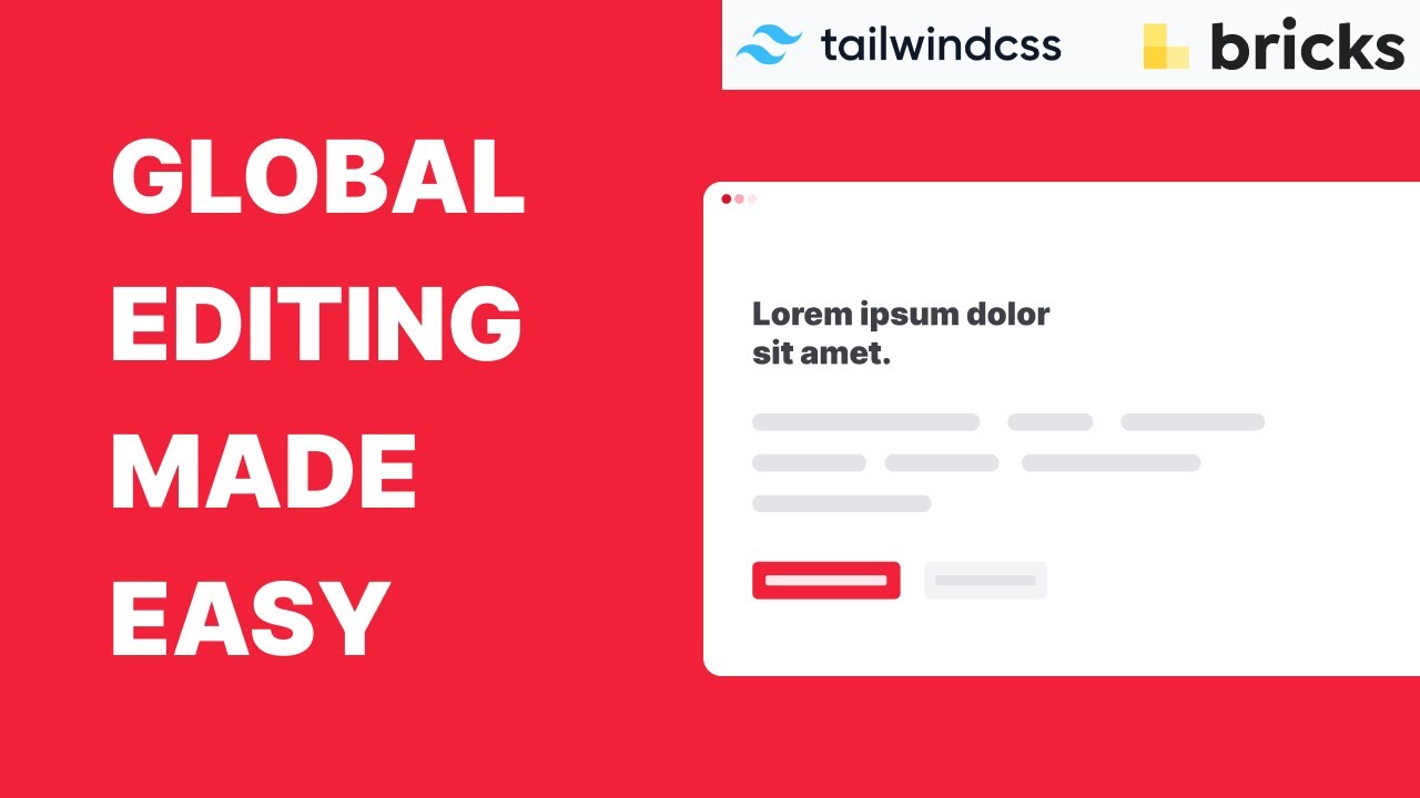 How to create global components, templates and styles with Tailwind and WordPress